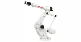 Vista oficial del robot Kawasaki Robotics MXP710L.