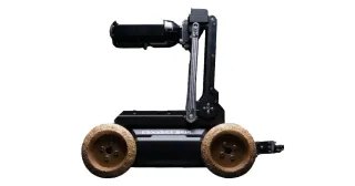 Pipe Trekker A-200 con su cámara y ruedas en la imagen oficial de producto.