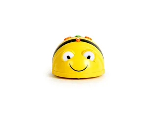 Fotografía oficial del robot educativo Bee-Bot amarillo de TTS.