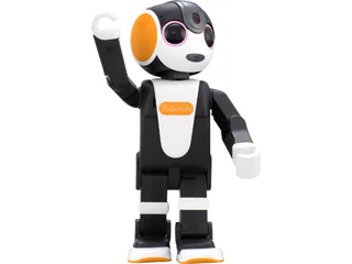 RoBoHoN Wi-Fi de Sharp de pie con sus brazos articulados