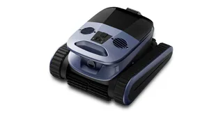 Render oficial de Seauto SAT40 completo, con carcasa gris y azul y orugas laterales, sobre fondo blanco.
