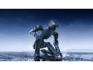 Imagen oficial de DR02 completo con salpicaduras alrededor del cuerpo humanoide.
