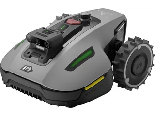 Cortacésped robótico Mammotion YUKA mini 2 800 blanco y gris