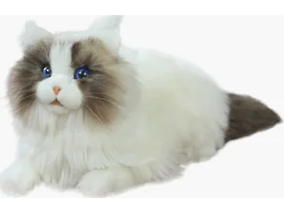 Imagen oficial del gato robótico metaCat con pelaje artificial.