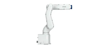 Brazo industrial Epson VT6L con controlador integrado en la estructura
