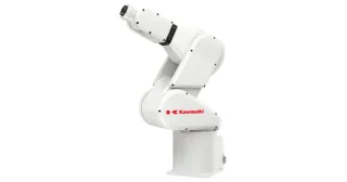Vista oficial del robot Kawasaki Robotics RS003N.