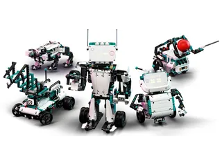 Imagen oficial de las cinco construcciones del set LEGO Mindstorms Robot Inventor 51515.