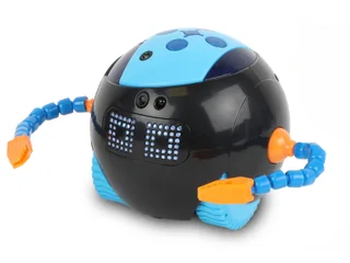 Imagen de producto de Cooper the STEM Robot completo, con pantalla frontal y brazos articulados, publicada por STEMfinity.