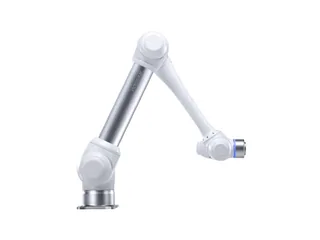Render de Doosan M1013 blanco completo publicado por Unchained Robotics
