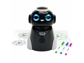 Artie Max de Educational Insights con dibujos de colores y tres rotuladores.