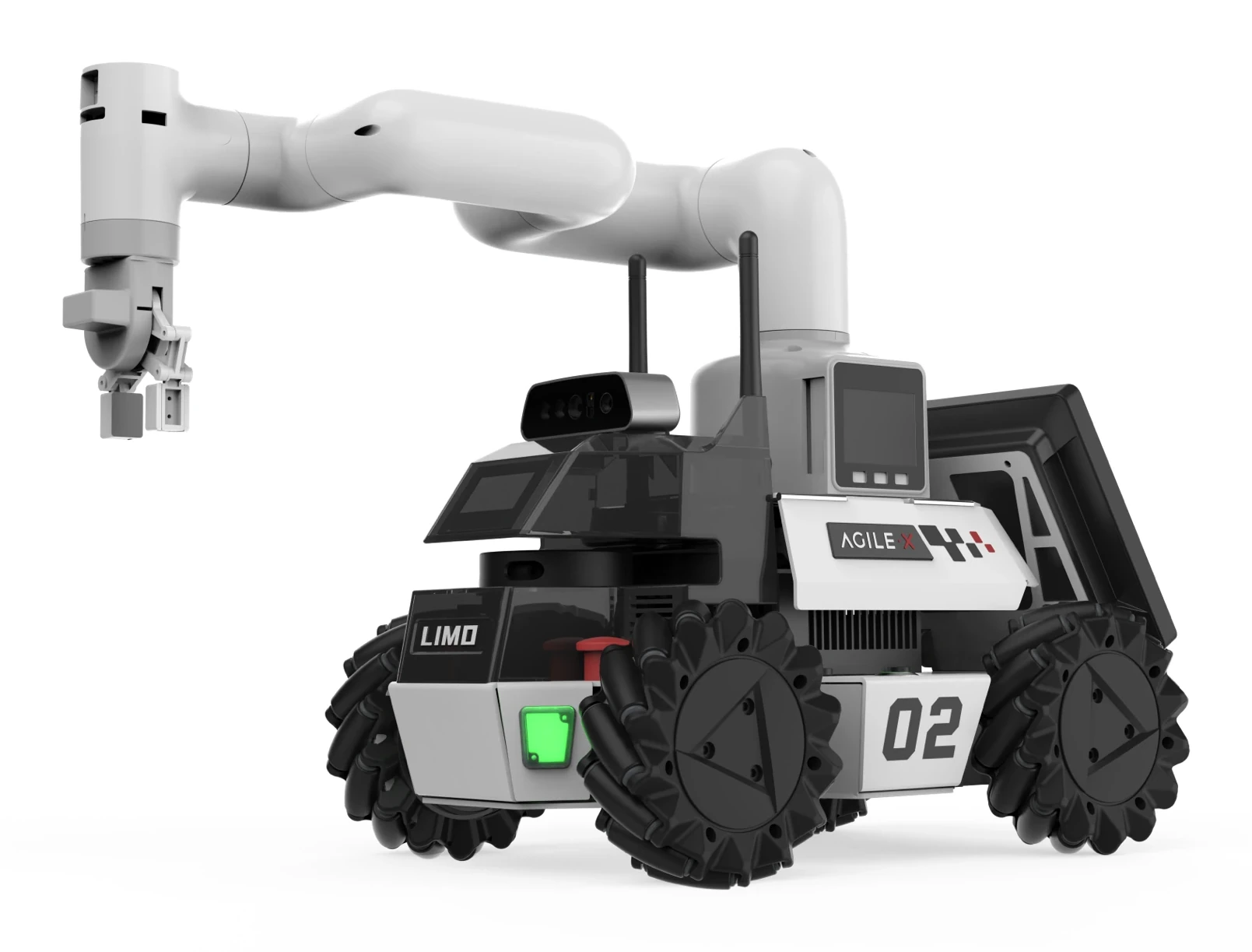 Render oficial de LIMO COBOT publicado por AgileX Robotics.