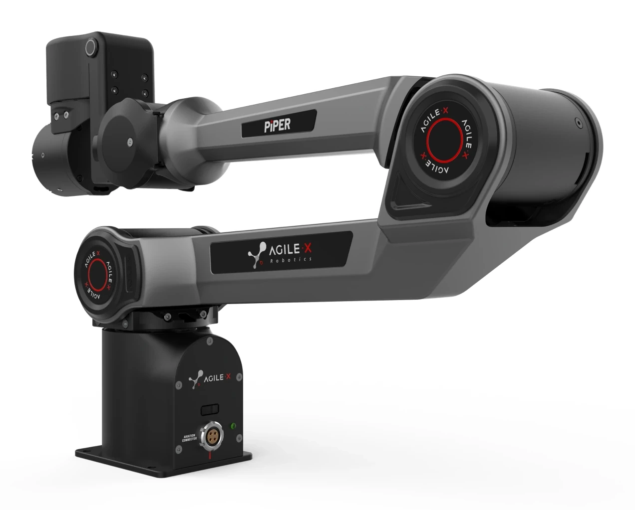 Render oficial de PiPER-X publicado por AgileX Robotics.