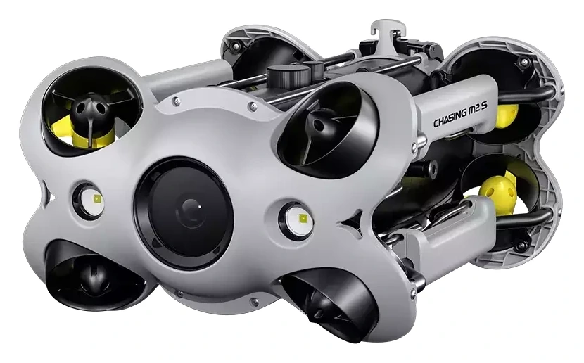 Render oficial de Chasing M2 S con sus propulsores y cámara frontal.