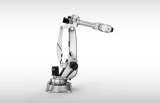 Imagen oficial del robot industrial Comau NJ-130-2.6 completo.