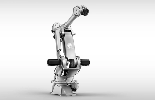 Imagen oficial del robot industrial Comau NJ-370-3.0 completo.