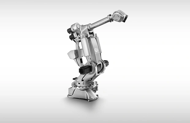 Imagen oficial del robot industrial Comau NJ-500-2.7 completo.
