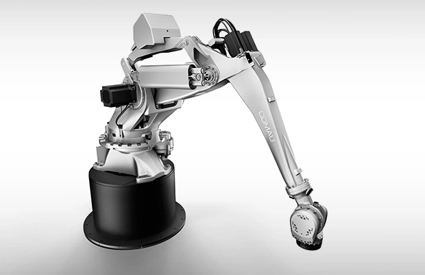 Imagen oficial del robot industrial Comau PAL-470-3.1 completo.