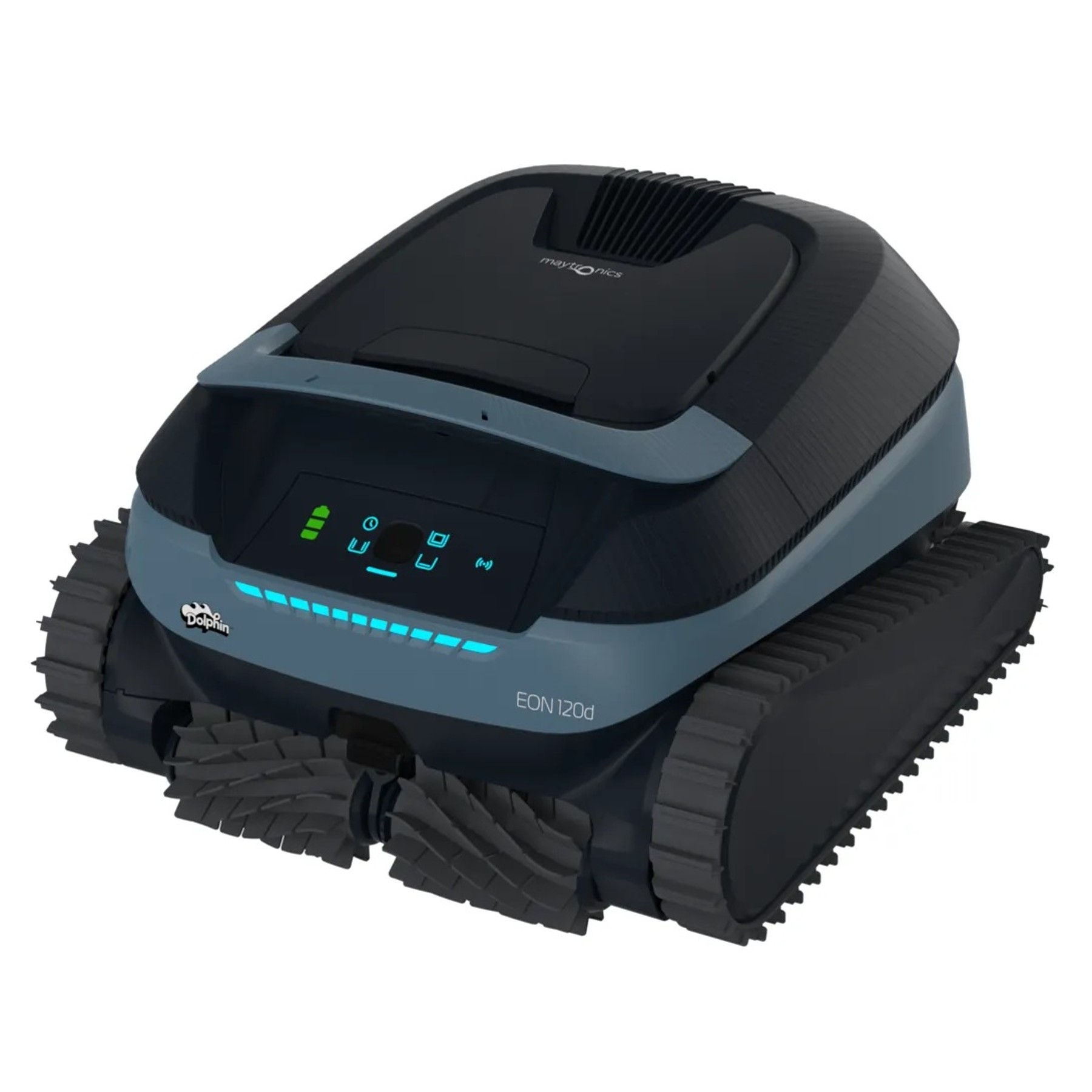 Render oficial de un robot de piscina de la familia Dolphin EON.