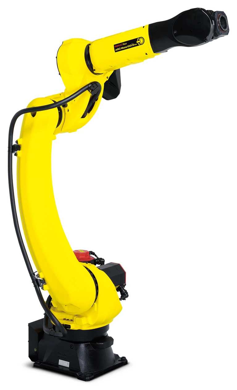 Vista oficial del robot FANUC ARC Mate 120iD/35.