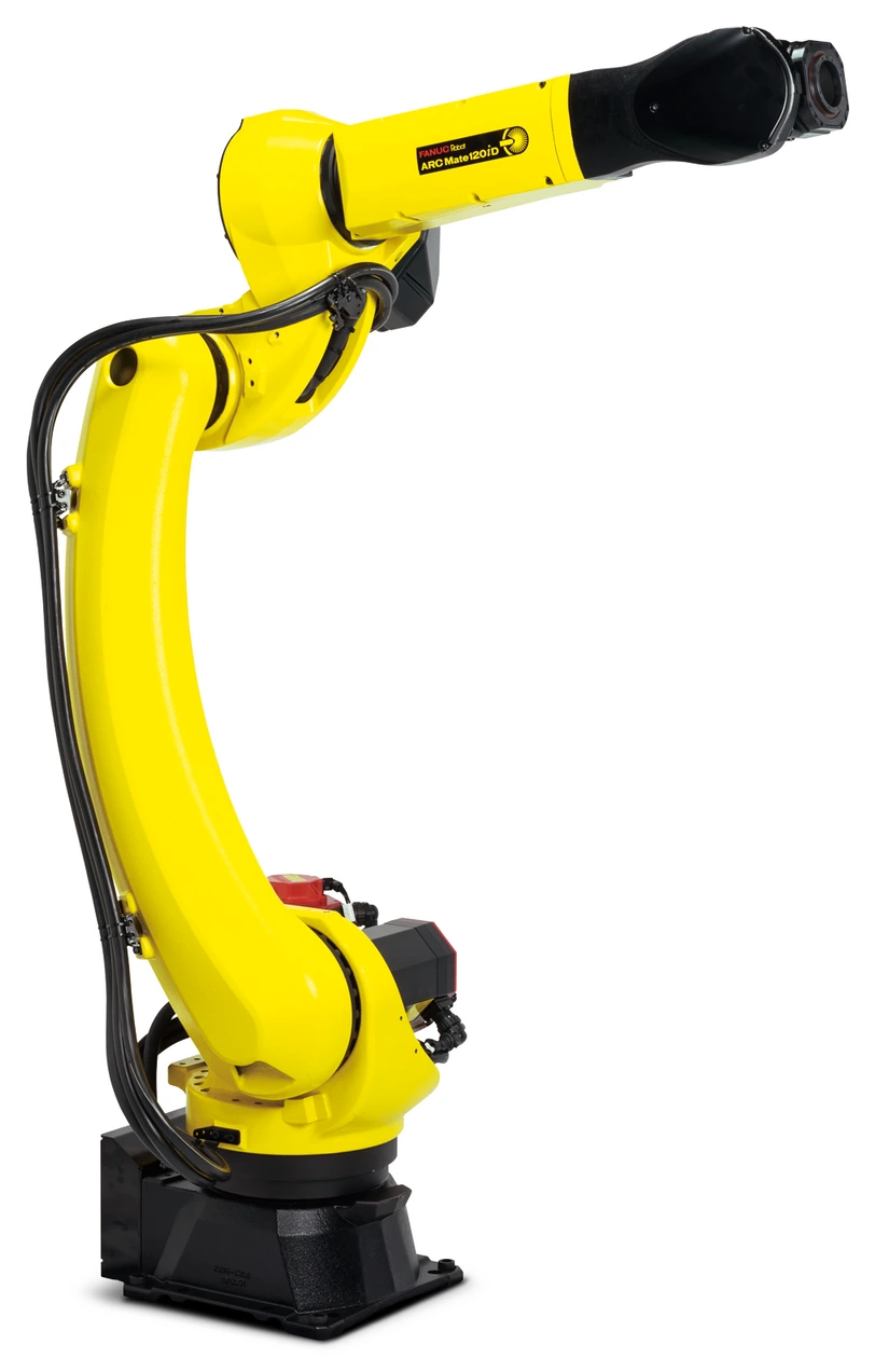 Vista oficial del robot FANUC ARC Mate 120iD.