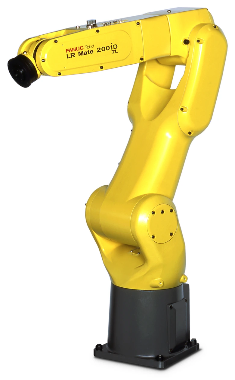 Vista oficial del robot FANUC LR Mate 200iD/7L.
