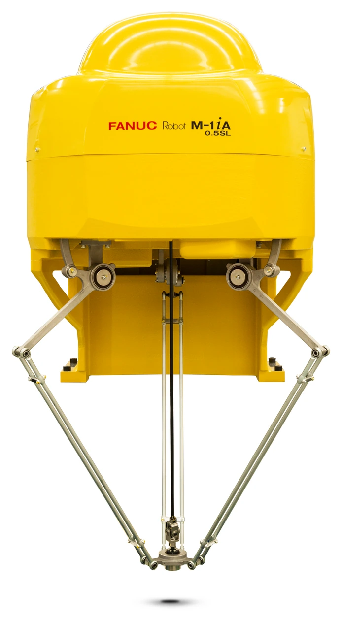Vista oficial del robot FANUC M-1iA/0.5SL.