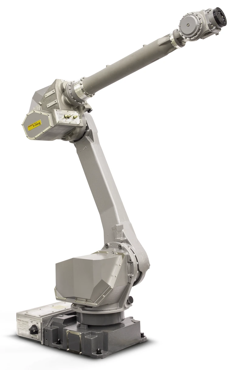 Vista oficial del robot FANUC P-350iA/45.