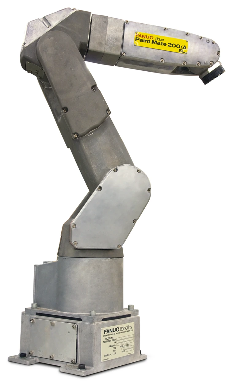 Vista oficial del robot FANUC Paint Mate 200iA/5L.