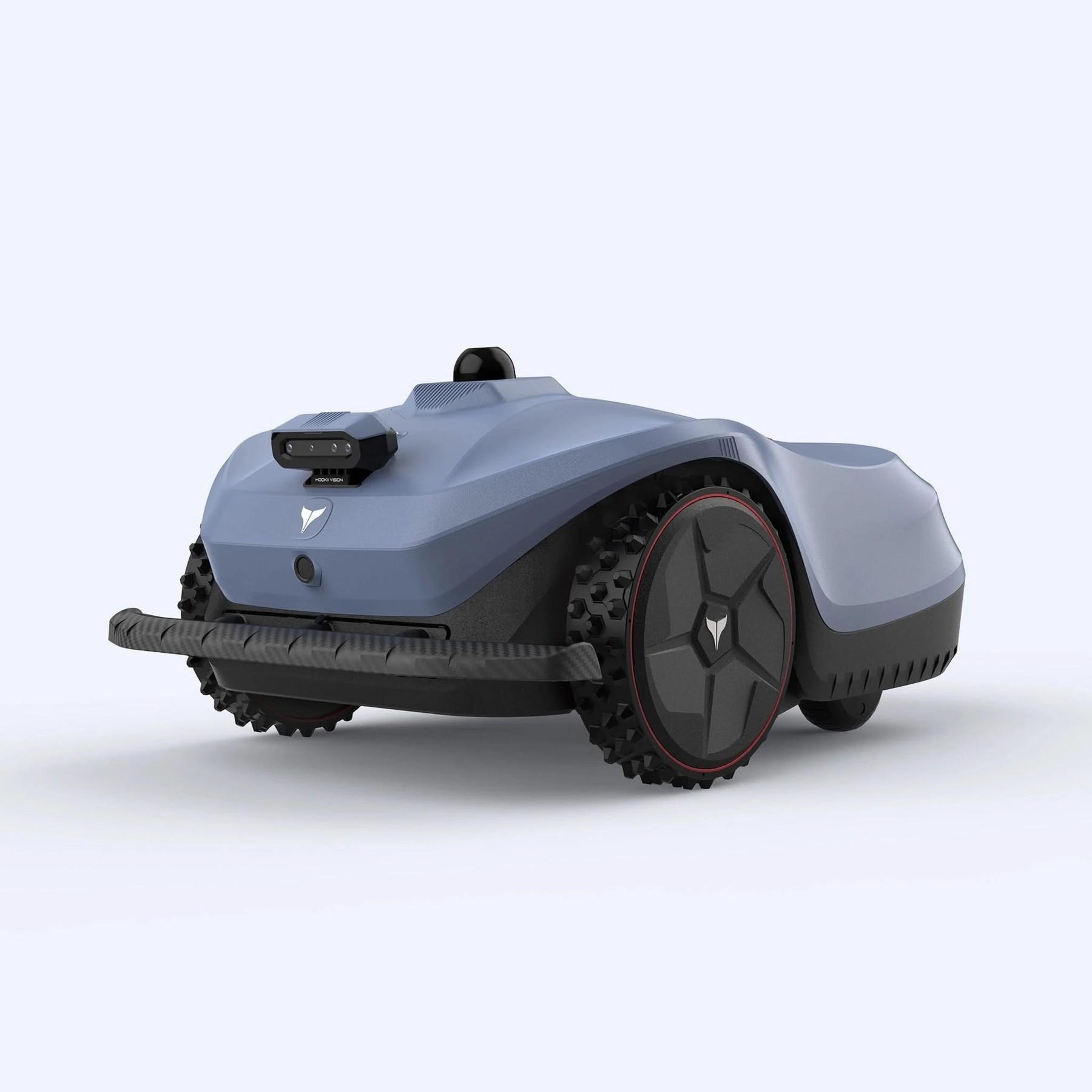 Render oficial del cortacésped HOOKII Neomow X2 completo, con carcasa gris.