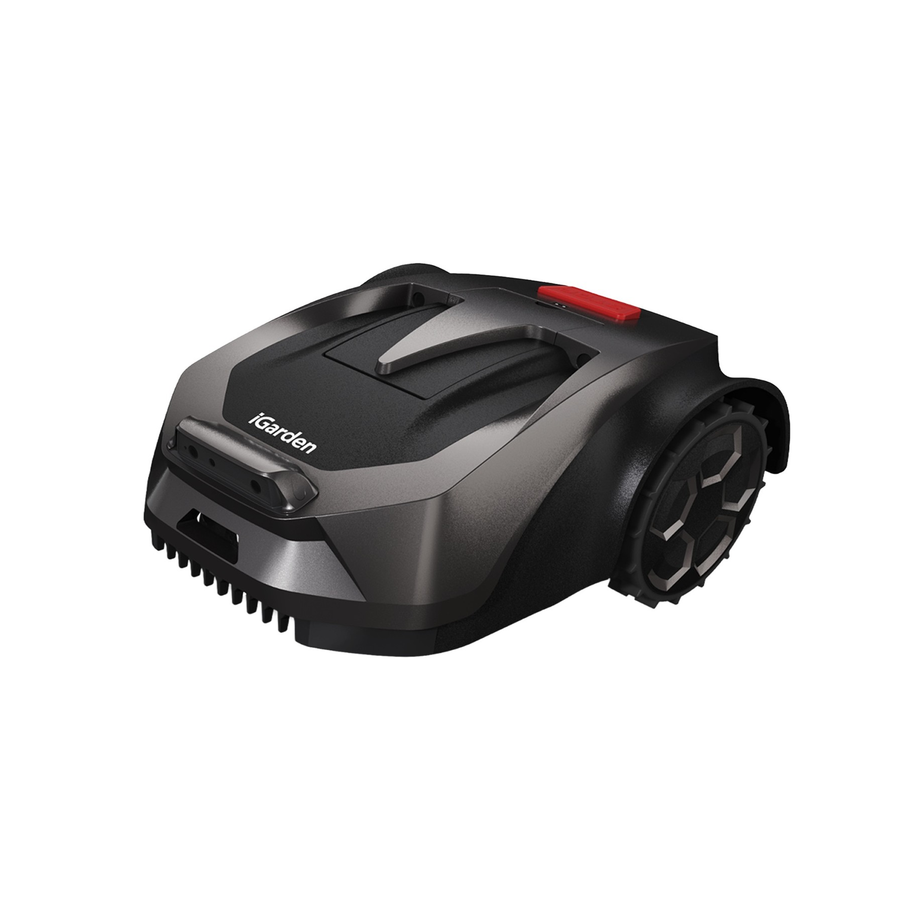 Render oficial de un cortacésped de la familia iGarden R35 y R55.