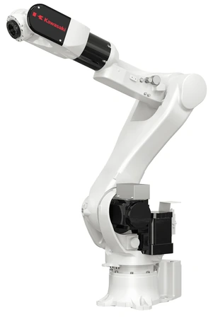 Vista oficial del robot Kawasaki Robotics BU015N.