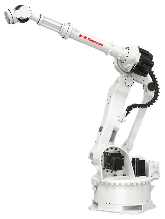 Vista oficial del robot Kawasaki Robotics ZX130L.