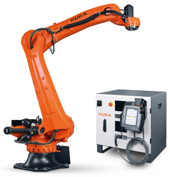 Vista oficial del robot KUKA KR 180 R3200-2 PA.