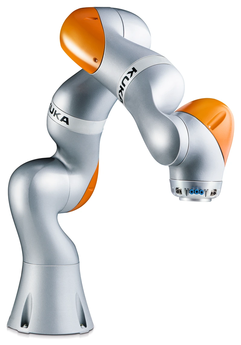 Vista oficial del robot KUKA LBR iiwa 7 R800.