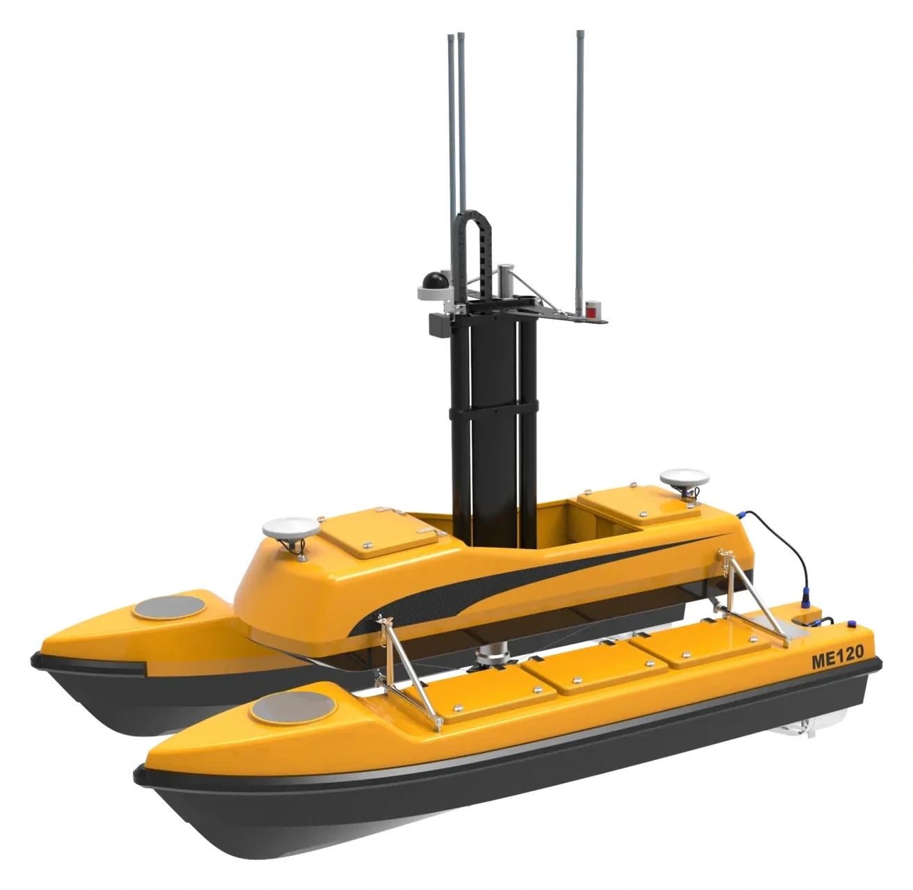 Render oficial del ME120 de OceanAlpha con su configuración de producto.