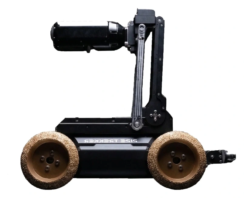 Pipe Trekker A-200 con su cámara y ruedas en la imagen oficial de producto.