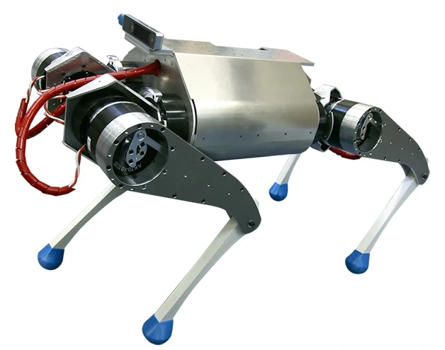 Fotografía oficial del robot MEVIUS de RT Corporation.
