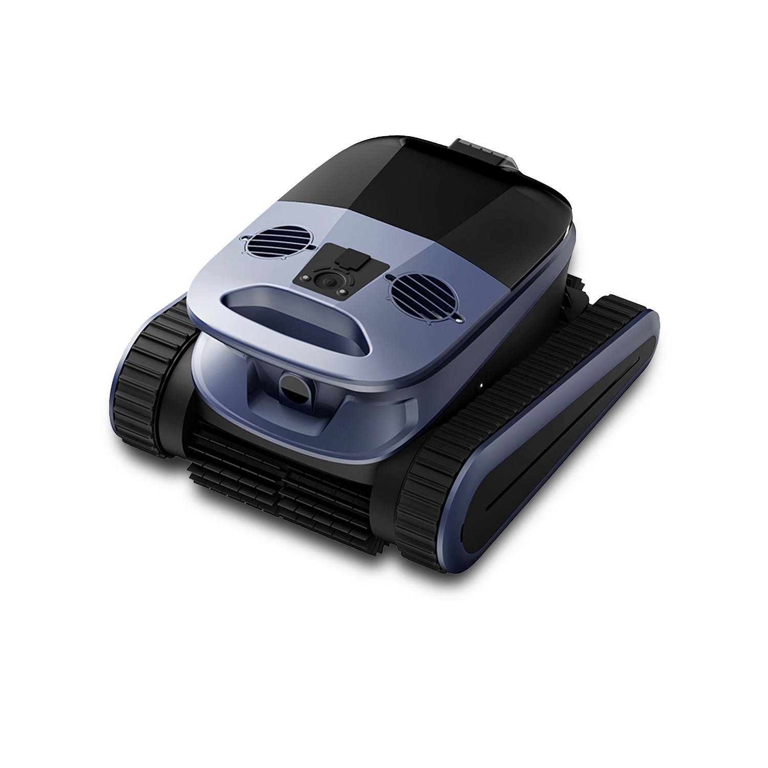 Render oficial de Seauto SAT40 completo, con carcasa gris y azul y orugas laterales, sobre fondo blanco.