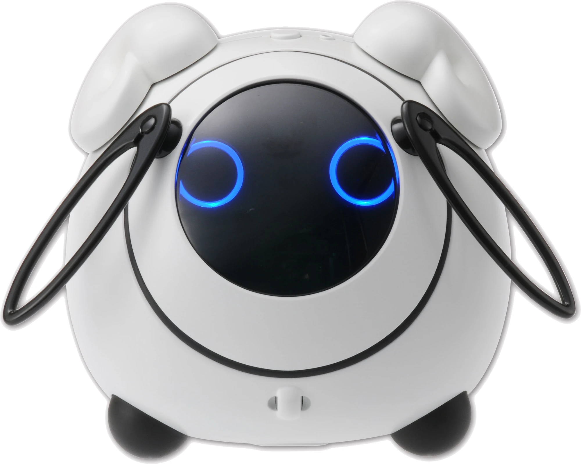 OHaNAS de Takara Tomy y NTT DOCOMO, con cuerpo blanco, pantalla circular y orejas.