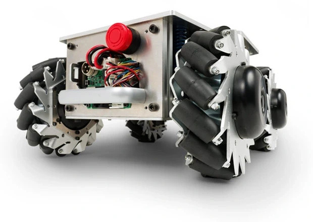 Fotografía oficial del robot Mecanumrover Ver.3.0 de Vstone.