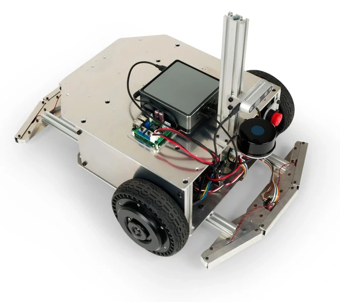 Fotografía oficial del robot Megarover F120A de Vstone.