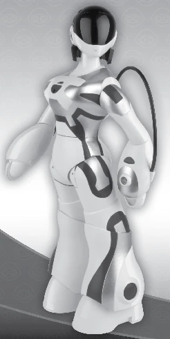 Render oficial de Femisapien de WowWee, extraído de su manual.